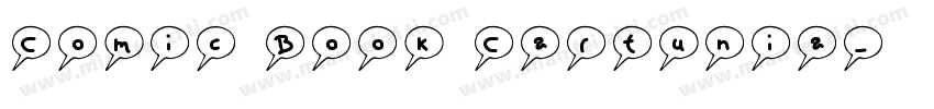 Comic Book Cartunia字体转换